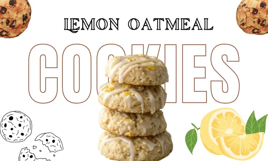 Lemon Oatmeal No-Bake Cookies