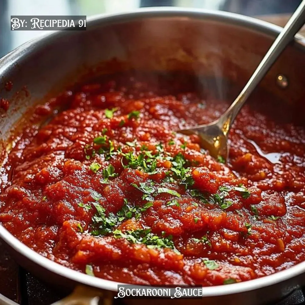 Homemade Sockarooni Sauce