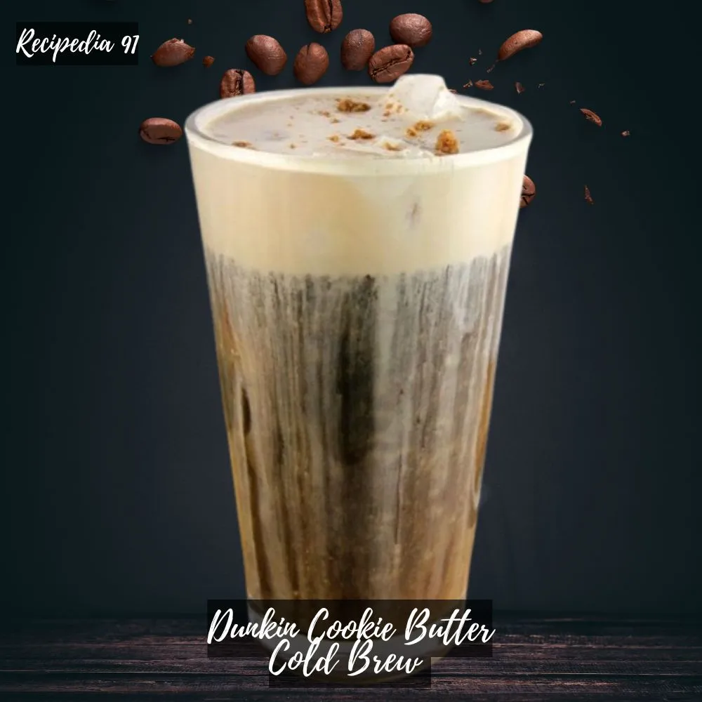 Dunkin Cookie Butter Cold Brew