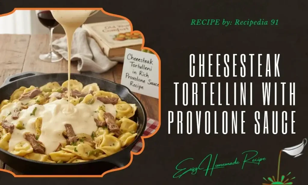 Cheesesteak Tortellini in Rich Provolone Sauce Recipe