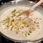 Dishoom Basmati Kheer - A Zoomed Image on the pan.