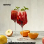 Texas Roadhouse Porch Rocker - A perfectly finished drink in tall glasses on the table