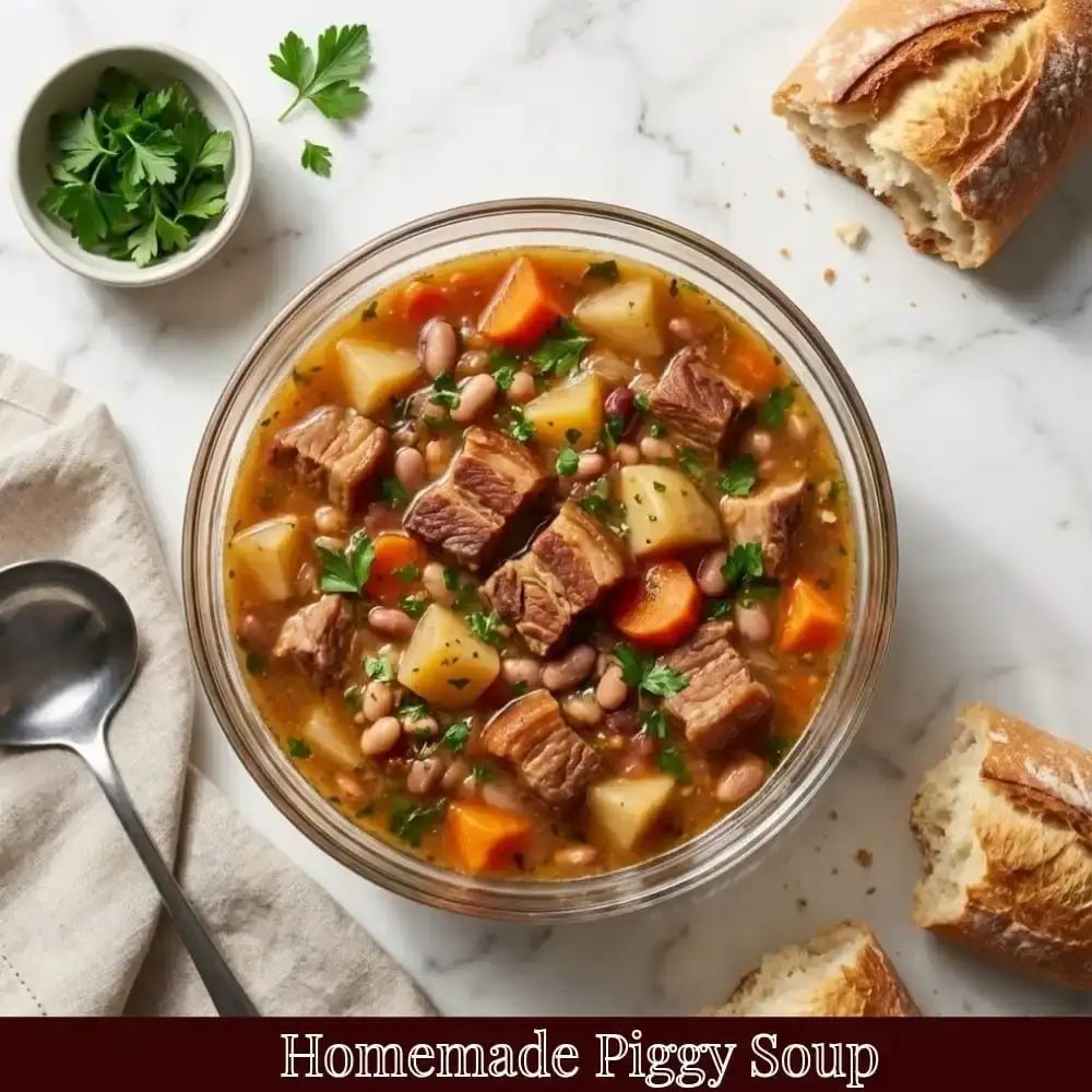Homemade Piggy Soup